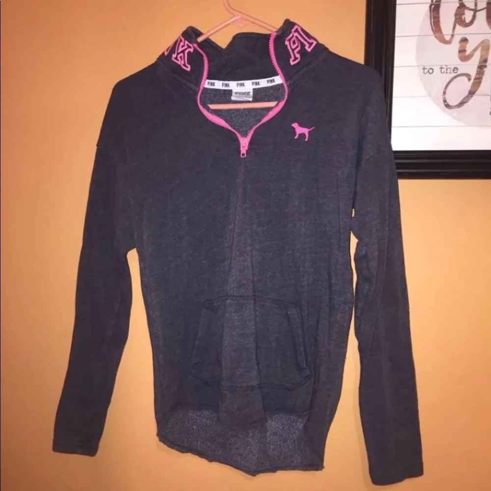 Pink Quarter Zip